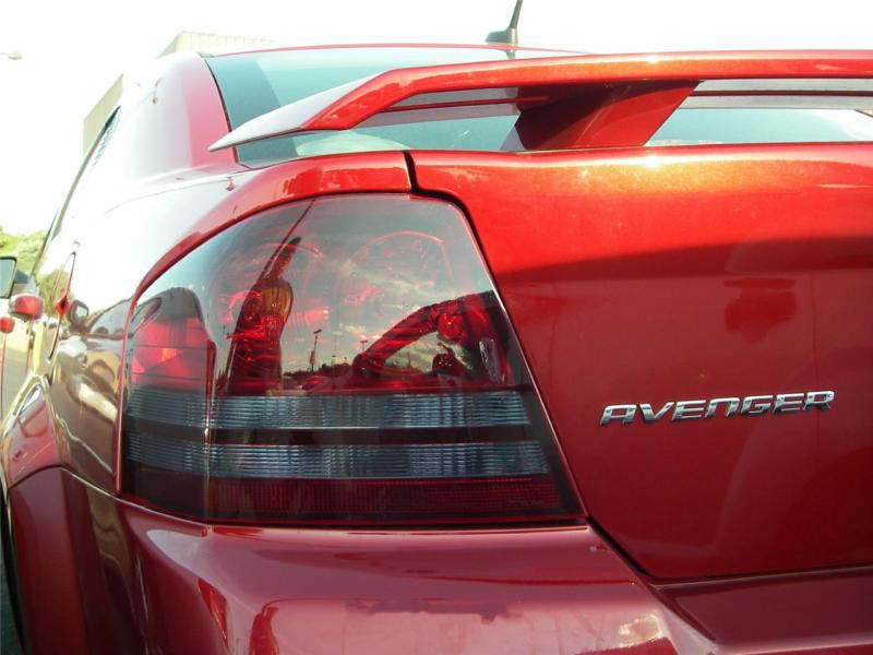 Dodge avenger smoke colored tail light film  overlays 2007-2010