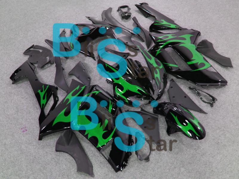 Injection mold fairing w9 e10 fit for kawasaki ninja 636 zx6r zx-6r 2007-2008