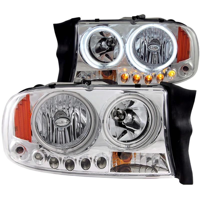 Anzo headlights 1 piece for 1997-2004 dodge dakota and 1998-2003 durango 111059