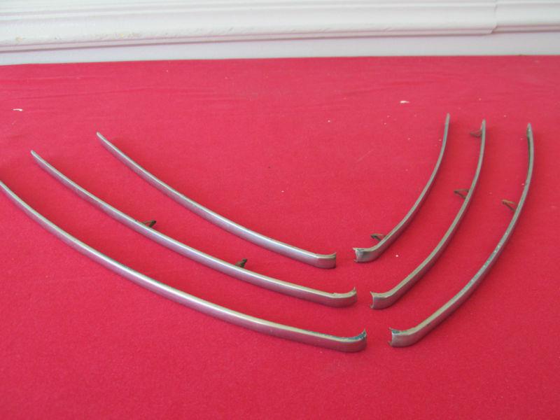 1941 plymouth d1 p10 upper grille stainless trim nice straight 1013