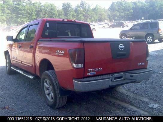 2004-2012 nissan titan driver dr assm rear side