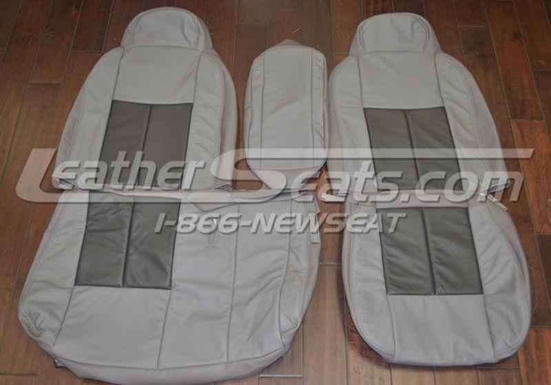 1997 - 1998 ford f-150 leather seat upholstery covers custom interior supercab