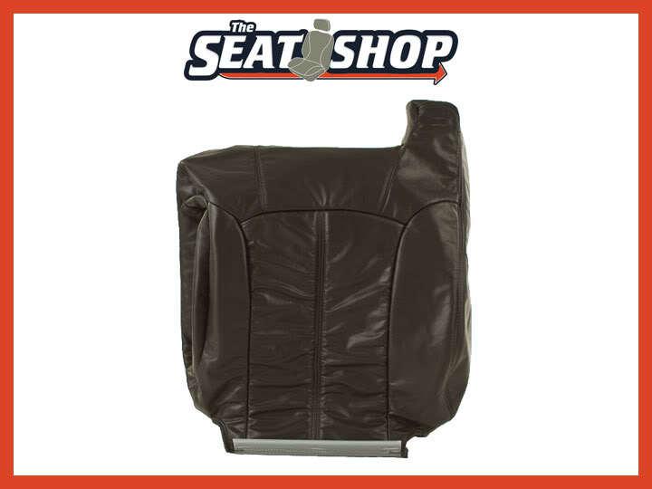 00 01 02 chevy silverado graphite leather seat cover lh top