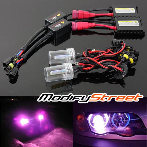 H7 12000k violet xenon ac slim ballast hid conversion kit low headlights