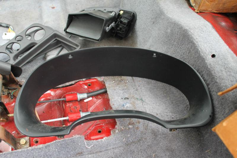 95-99 eclipse talon gauge trim black