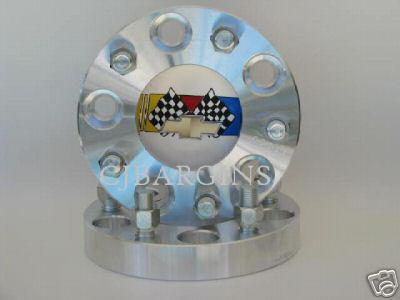 4 | 1" | 5x5 |1/2x20 studs/lugs| buick | chevrolet | 5lug | wheel spacer adapter