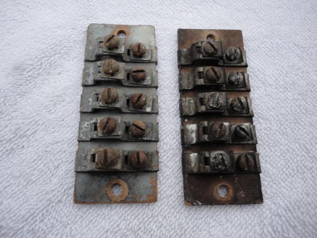 53 54 vette orig headlight wiring blocks  1953 1954 