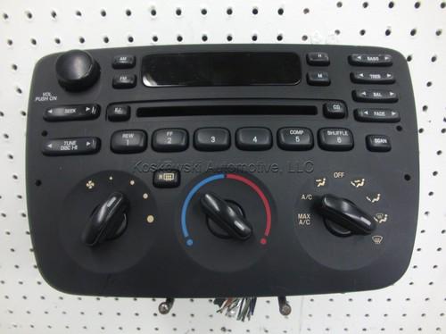 2003 ford taurus am/fm/cd player heater control panel 2f1t-18c858-da