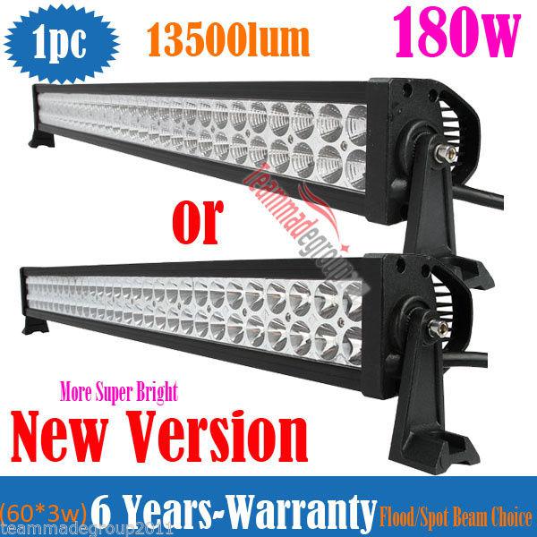 33inch 33" 180w led light bar flood spot alloy work light 4wd ute off road jeep