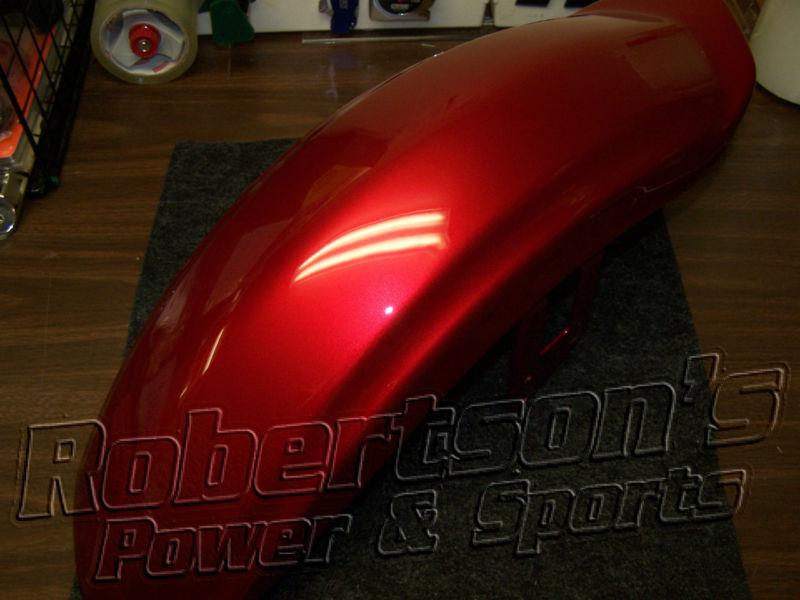 Yamaha vstar raider s front fender 5c7-yk2215-01-po red motorcycle deep red oem