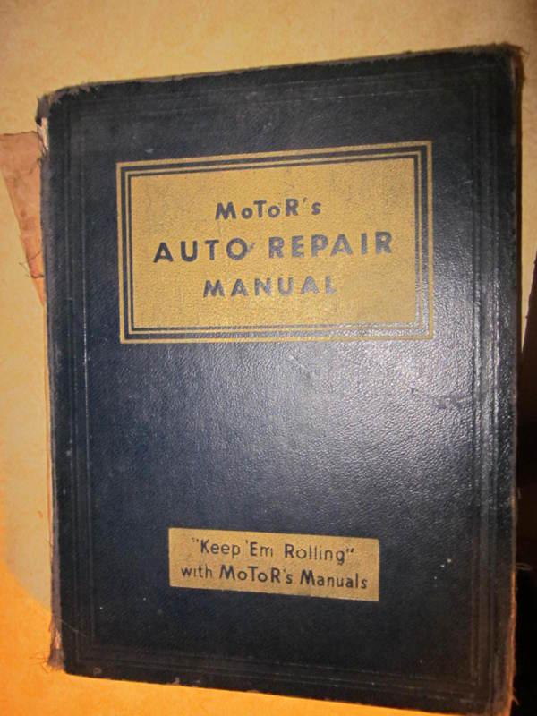 1949 motor's auto repair manual eleventh edition fifth printing 