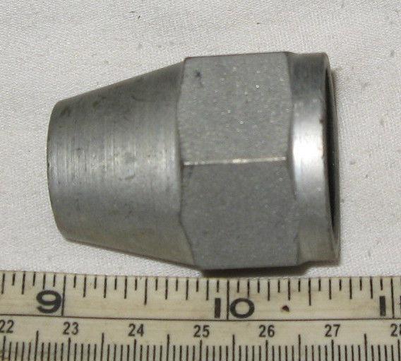 3/4" steel plated  hydraulic sae 45° flare nut fitting new