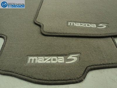 Mazda 5 2006-2010 new oem front gray/sand floor mats