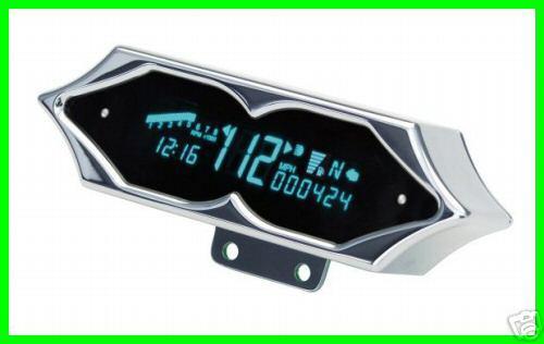 Dakota digital chrome spiked spike gauge speedometer tach harley # mcv-7200