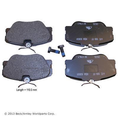 Beck/arnley 082-1321 disc brake pad mercedes-benz 300te