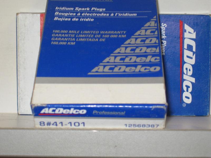 Ac spark plugs 41-101 box of 8 nos