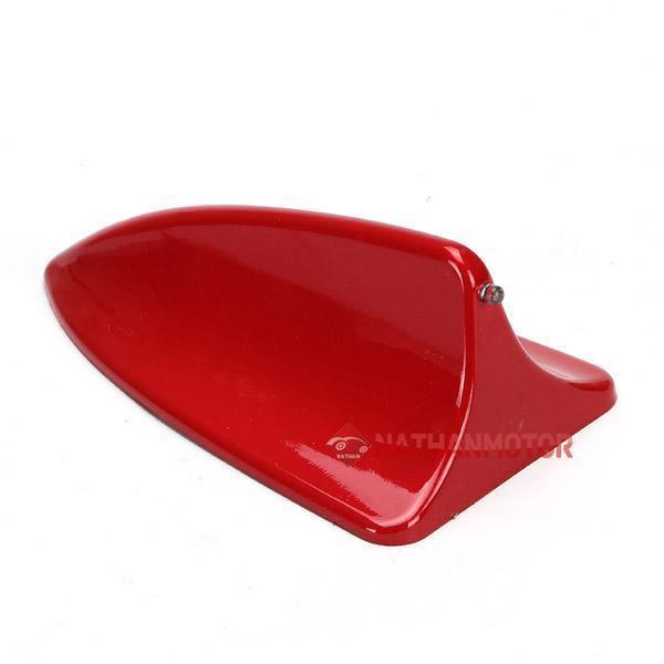 Red shark fin roof top mount aerial antenna decoration car auto for bmw wow