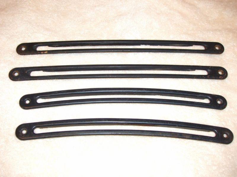 Vw bay window bus front 1 set of 4 metal dash windshield defrost vents 