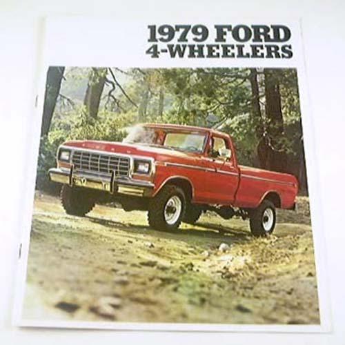 1979 79 ford 4 wheel drive truck brochure f250 f150 bronco 4x4 styleside ranger