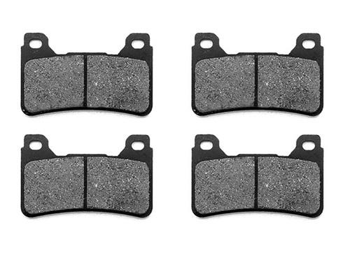 Front carbon kevlar organic brake pads for 2008-2011 honda cbr 1000 rr rra