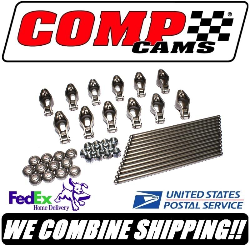 Comp cams 1.52 chevy 173ci v6 magnum roller rocker arm & pushrod kit #rp1413-12