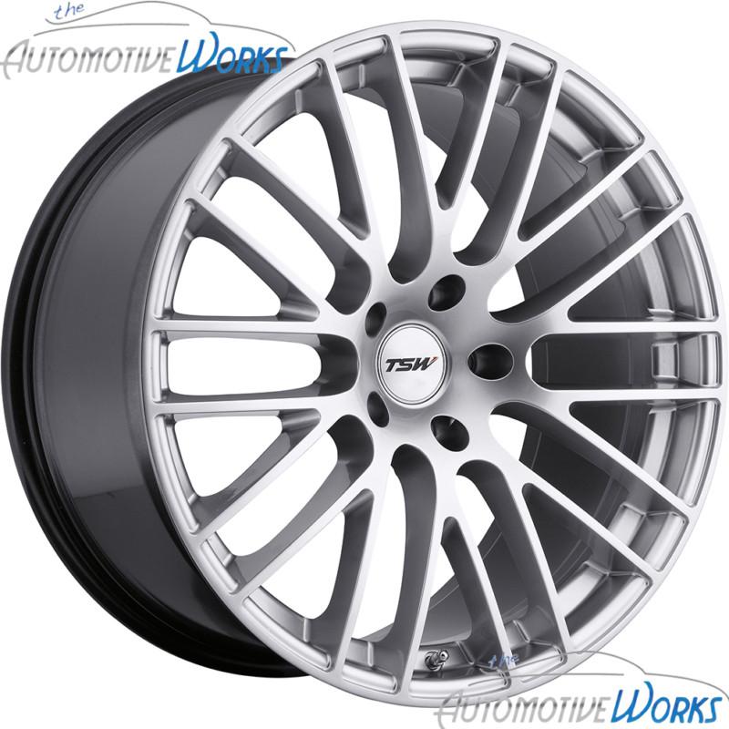 1 - 17x8 tsw max 5x120 +35mm hyper silver rim wheel inch 17"