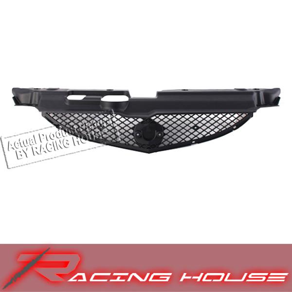 02-04 acura rsx matte black blk mesh style front grille grill assembly unit