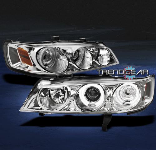 94-97 honda accord dual ccfl halo projector headlights lamp jdm 95 96 1pc corner