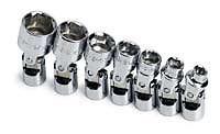 Sk hand tool  llc 4934 7 piece 6 point flex 1/4" drive fractional socket set