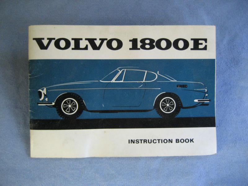 Instruction book for volvo 1800e - like a mini owner's pamphlet - in english