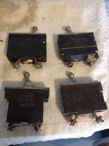 Vintage circuit breaker lot of 4