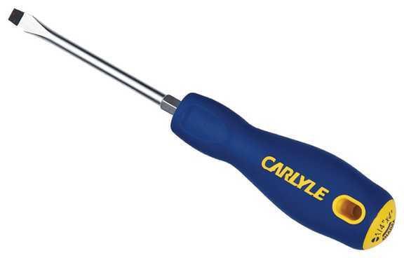 Carlyle hand tools cht sds84 - screwdriver, round blade slotted; 1/4""