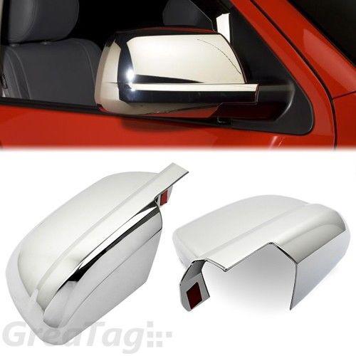 07-12 totota tundra sequoia crew max chrome door mirror cover moulding trim set