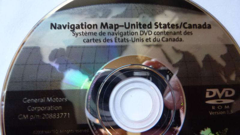 2007 2008 2009 2010 2011 gm escalade navigation dvd 220883771  ver 8.3  c-list 