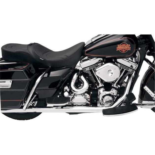 Bassani power curve true dual crossover head pipes chrome harley flhrs 2004-2006