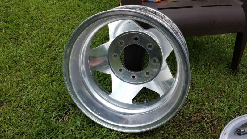 1999-2004 ford f350 super duty oem alcoa 16" dually rear wheel 8 lug factory 