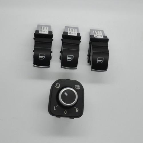 4 pcs oem chrome window switch mirror switch for vw jetta golf gti passat b6