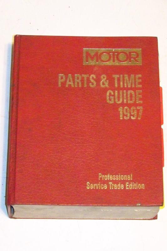 1991 - 1997 motor parts & time guide, professional service trade edition