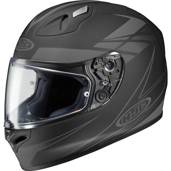 Flat black/grey xs hjc fg-17 force full face helmet