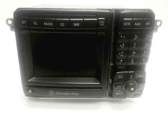 2001 s-class cl class gps navigation command radio oem