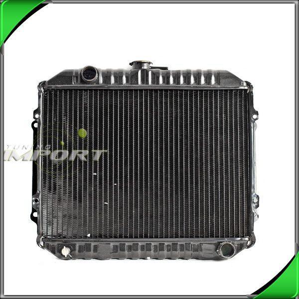 New radiator assembly unit 1983-1986 d50 ram 50 mits p/u 2.0l 4cyl manual trans