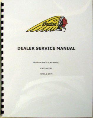 1979 indian moped dealer service manual