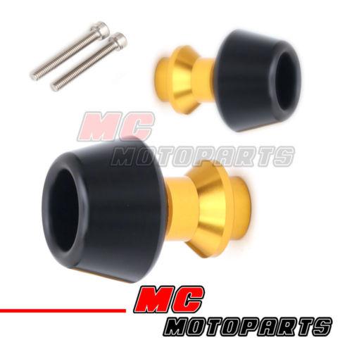 Gold protector swingarm spools aprilia shiver 750 07 08 09 10 11 12 13