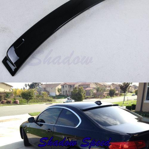 Painted e92 bmw coupe a style rear roof spoiler + rear trunk spoiler 475