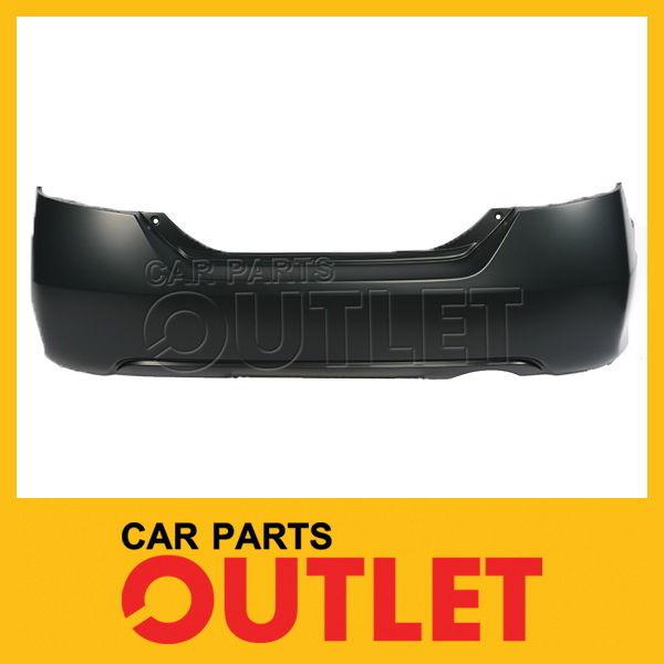 2006-2011 civic 2dr coupe rear bumper cover primed black smooth surface lx/ex/si