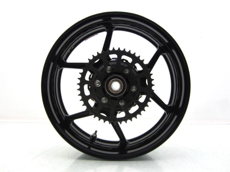 07 08 zx-6r zx6r 6 r zx6 rear wheel rim rotor sprocket