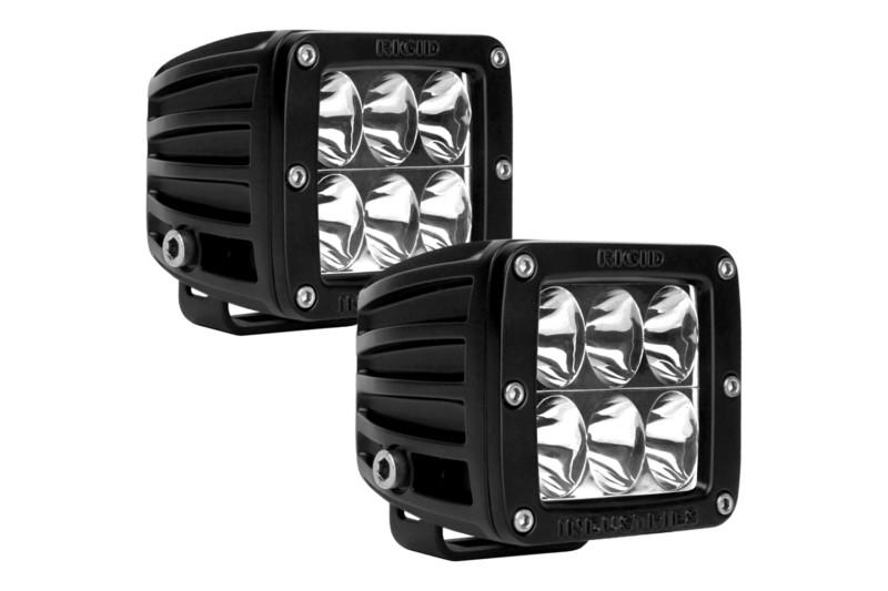 *** rigid industries dually d2 led white / driving lights - set of 2 (50231) ***