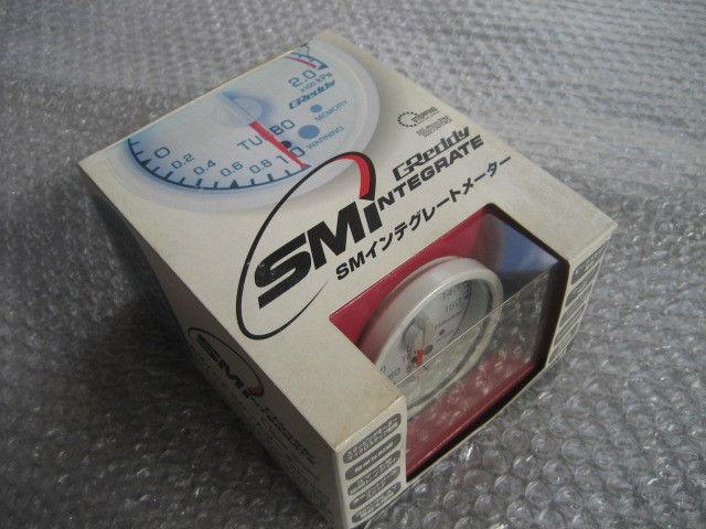 Jdm new greddy 60mm smi white oil temp gauge meter warning autometer trust