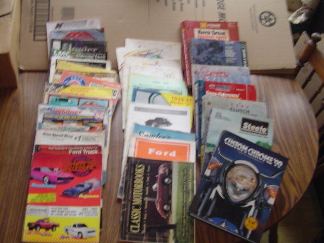 Lot of 30 automotive parts catalogs many for vintage cars mix years classic auto