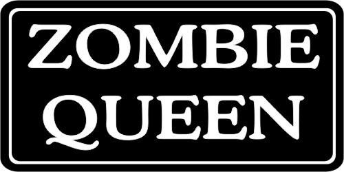 Zombie queen undead phantom evil spirit ghost bc helmet sticker decal #2295